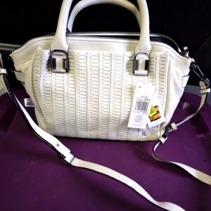 Elliot Luca CreamGenuine Leather Handbag